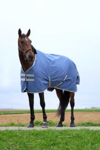 Derka przeciwdeszczowa EQUITHÈME - TYREX 600D - Recyclée blue