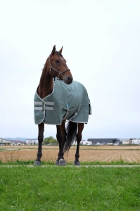 Derka przeciwdeszczowa EQUITHÈME - TYREX 600D - Recyclée green