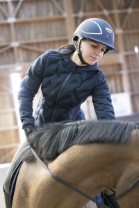 Equitheme Kurtka pikowana termiczna PRO SERIES - Amble Navy