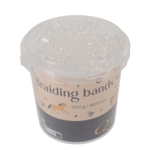 QHP Gumeczki do grzywy DUŻY BOX Transparent  200g 