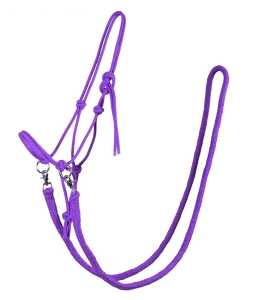 QHP halter sznurkowy do jazdy z wodzami Passion Flower