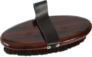 Szczotka York drewniana naturalna końska duża