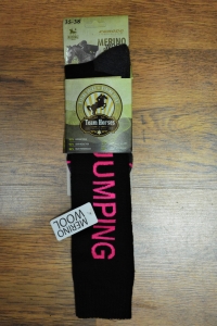 Podkolanówki zimowe z wełny MERYNOSOWEJ "COMODO" JUMPING pink