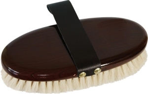 Szczotka York drewniana naturalna kozia duża